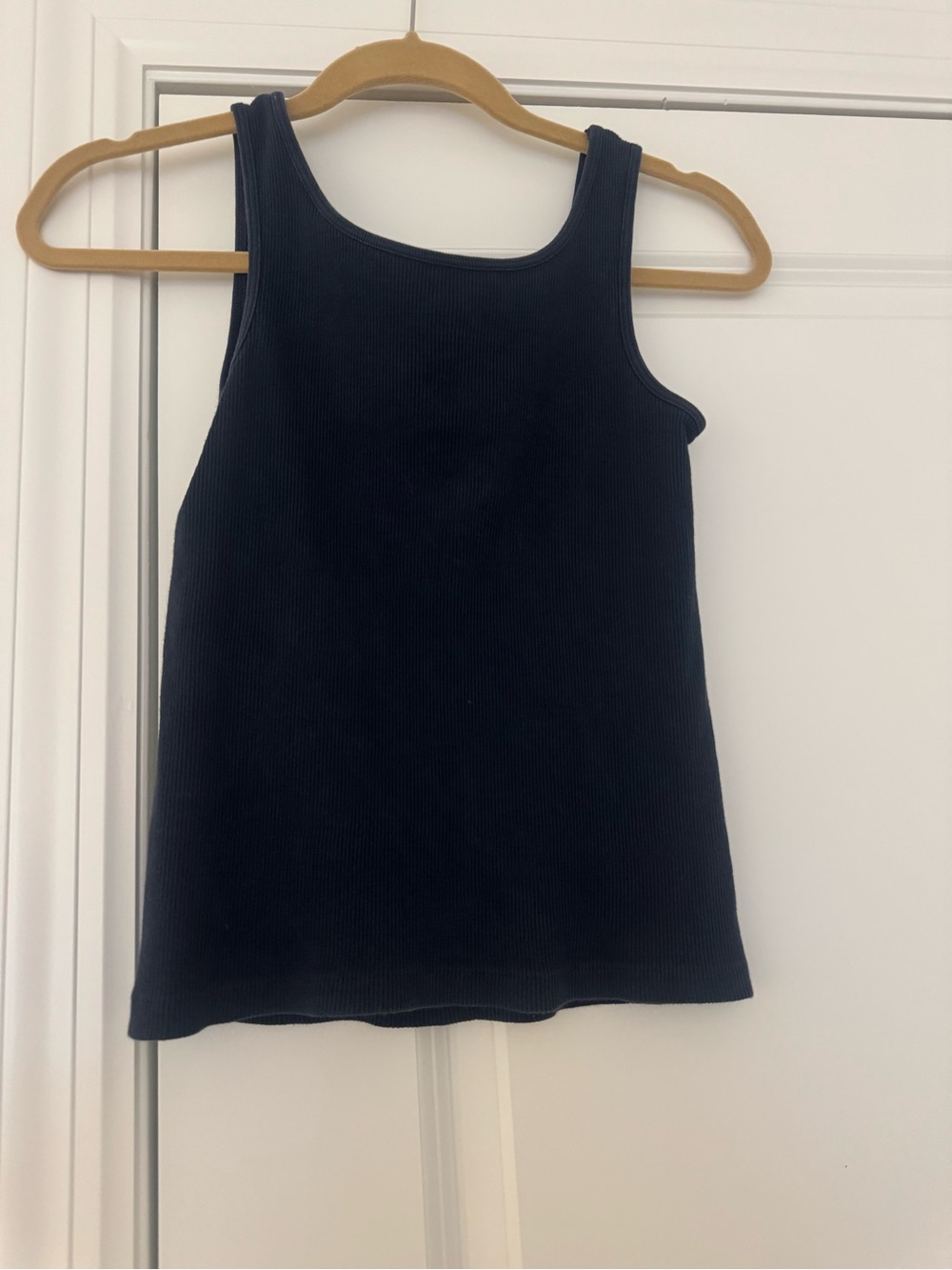 Brandy Melville Navy Ribbed Tank Top